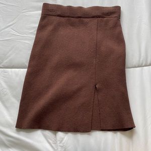 Princess Polly. Brown mini skirt. Size XXS